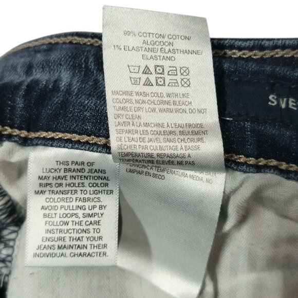 Lucky Brand The Sweet Jean Straight Denim Blue Jeans Women's Size 6/28 Reg - Picture 7 of 8